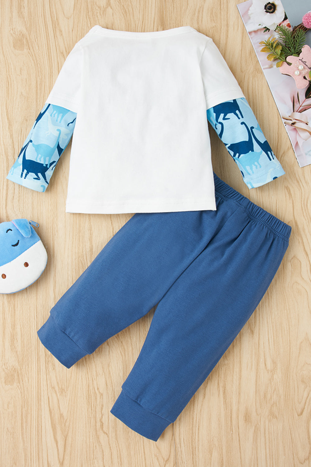 Boys Dinosaur T-shirts and Pants Set