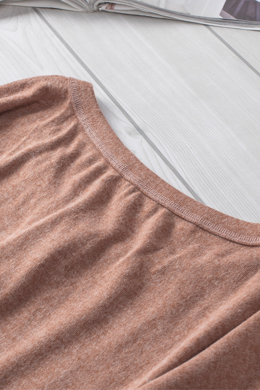 Button Up Drop Shoulder Top - Absolute Fashion 2020