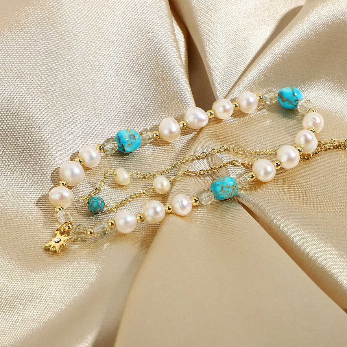 Fresh Water Pearl Jasper Bead Bracelet - Absolute Fashion 2020