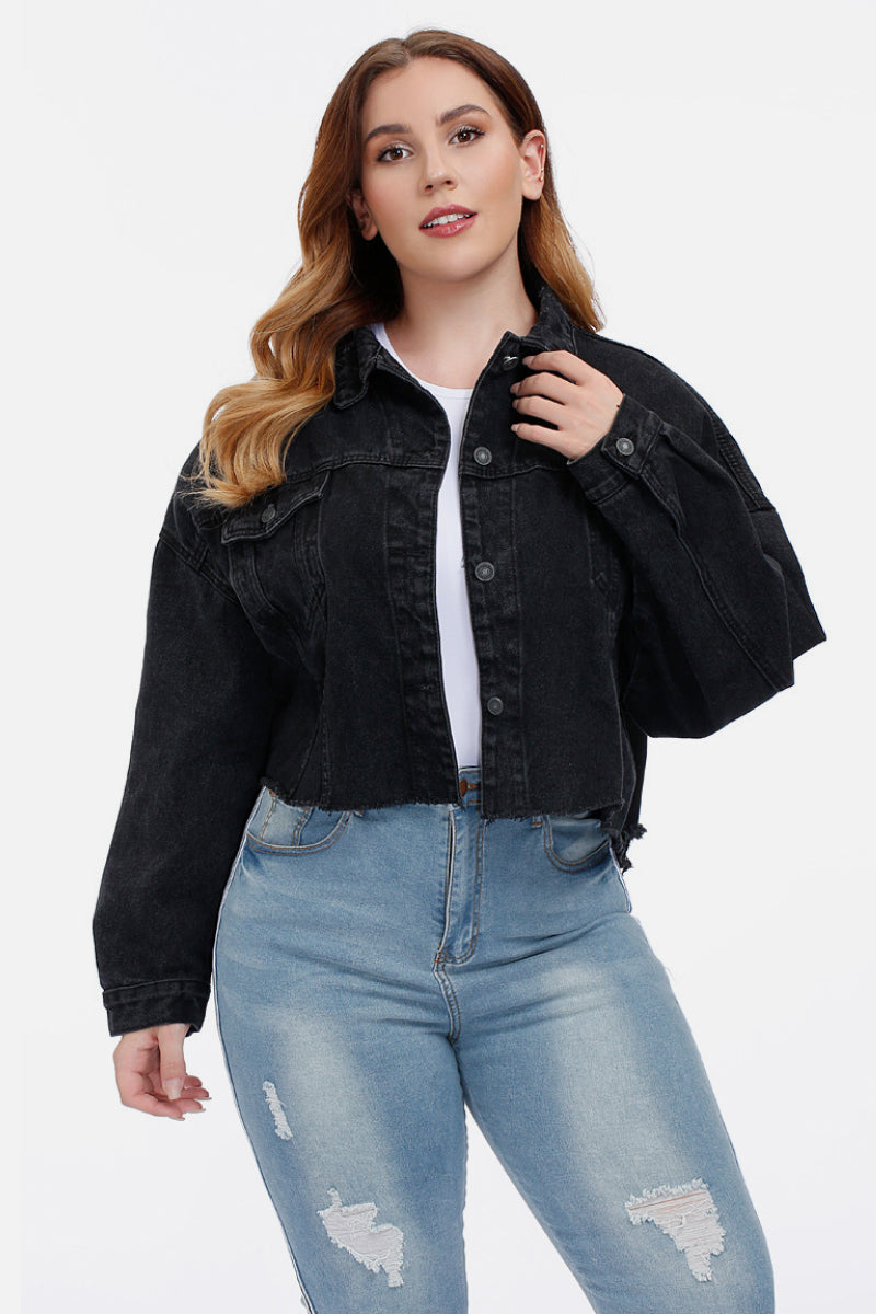 Cropped Black Denim Jacket - Absolute Fashion 2020