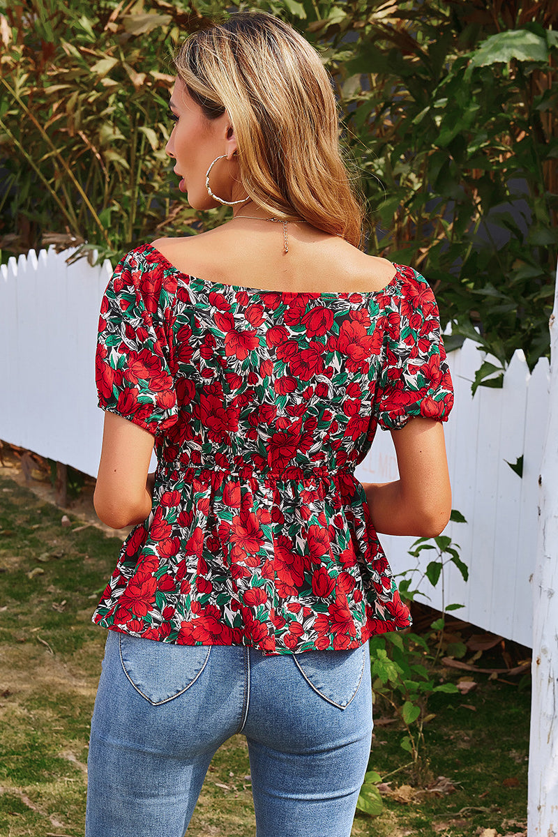 Floral Babydoll Tank Top - Absolute Fashion 2020