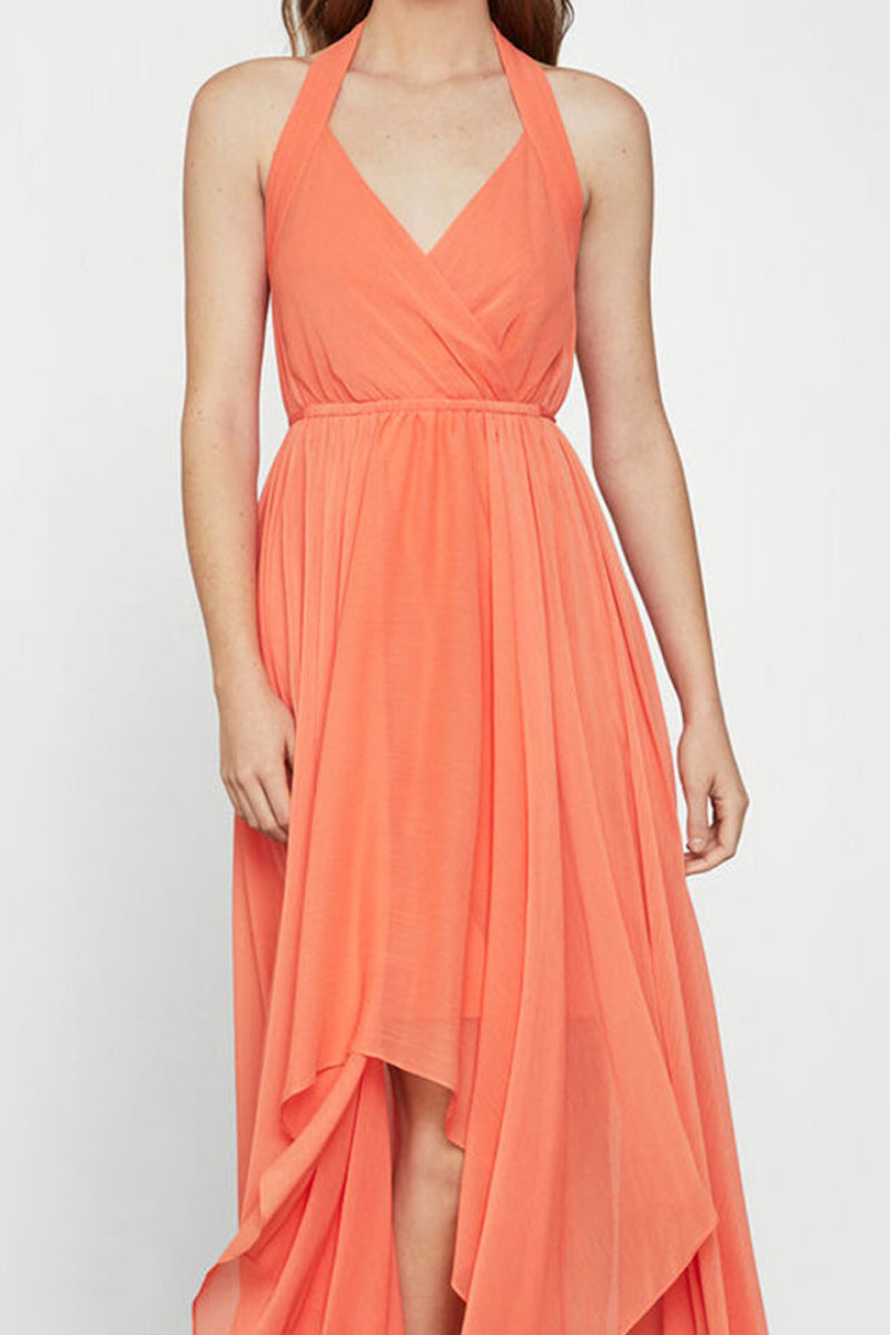 Chiffon Halter Dress - Absolute Fashion 2020