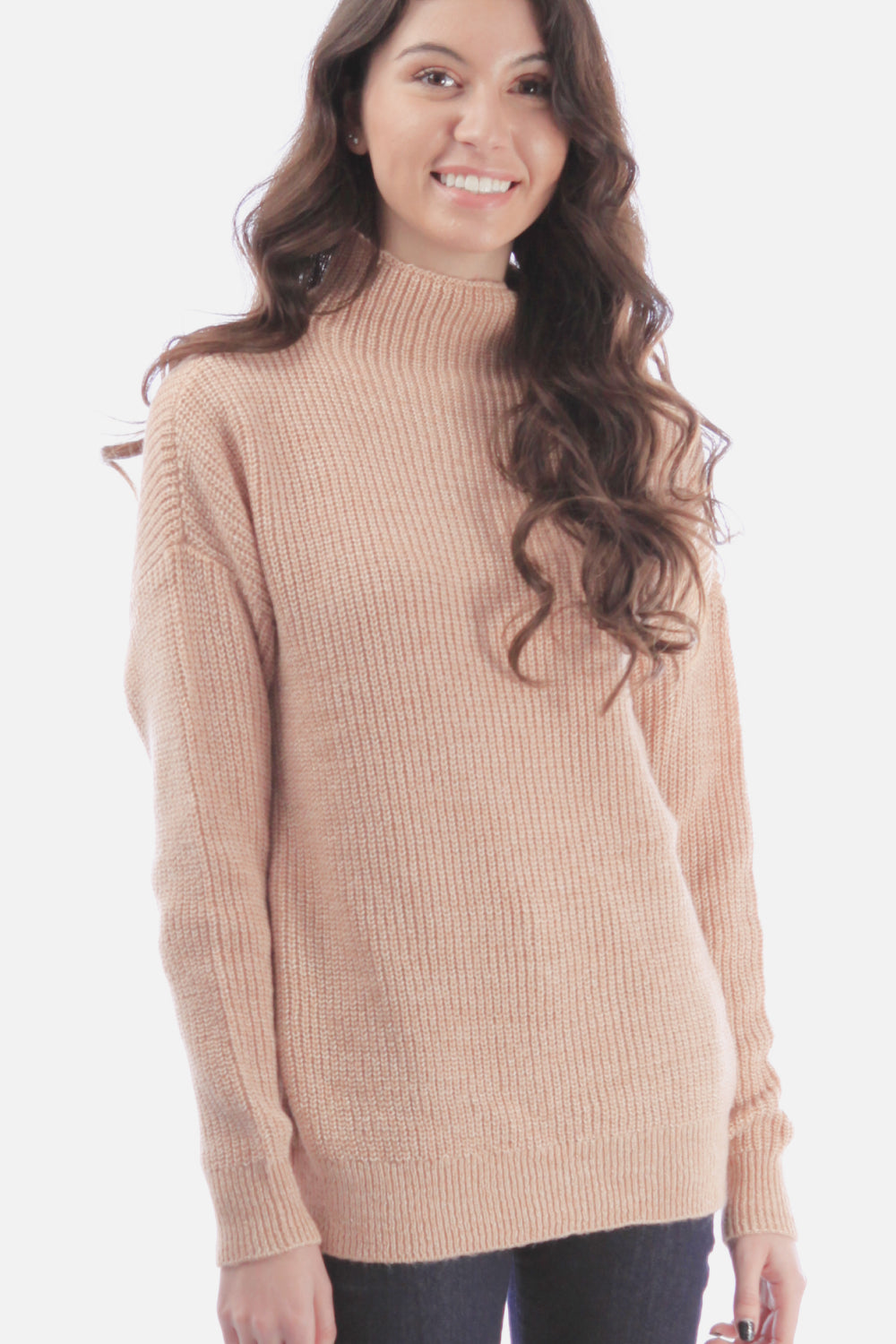 Heathered Shaker Knit Wool Blend