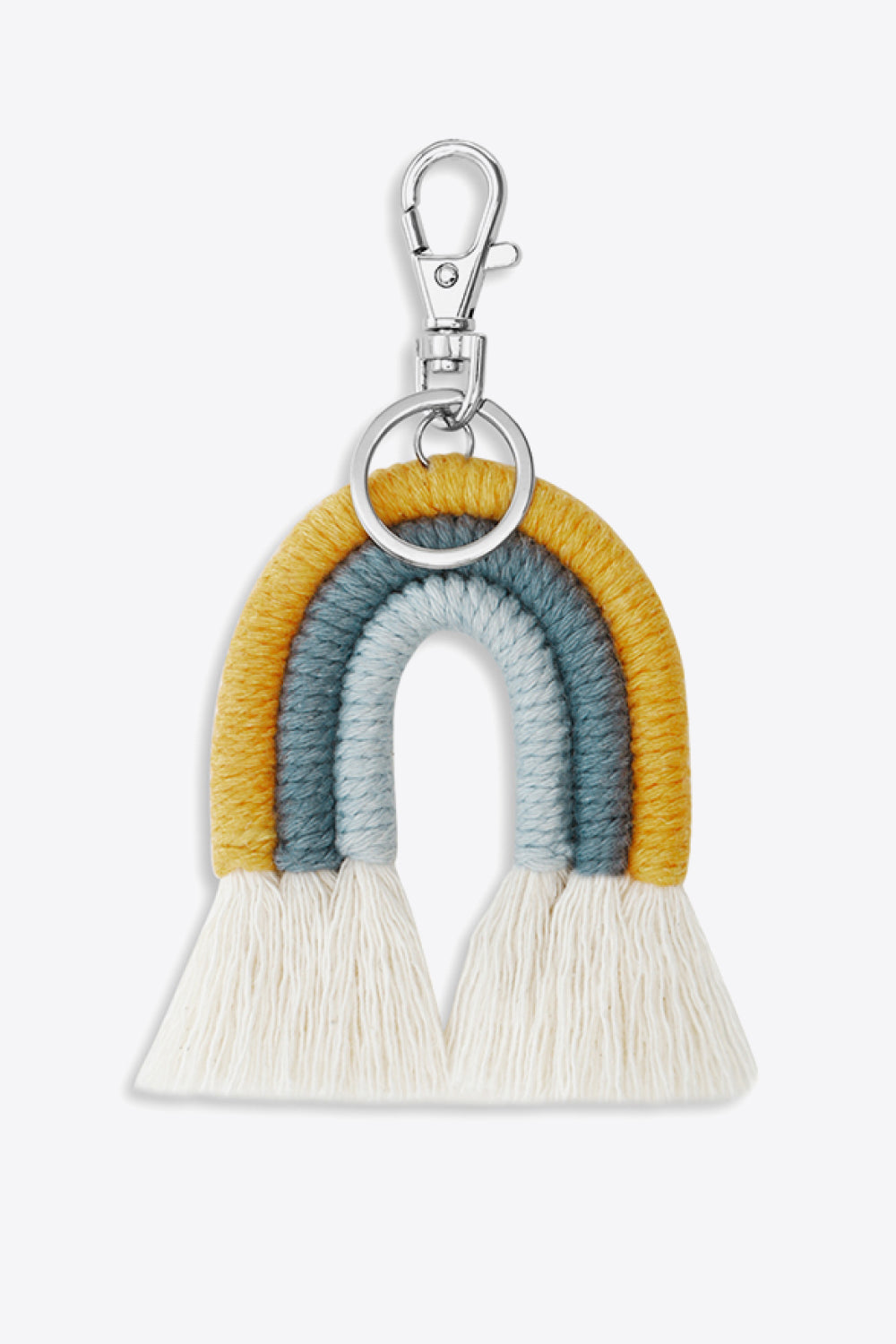 Rainbow Fringe Keychain
