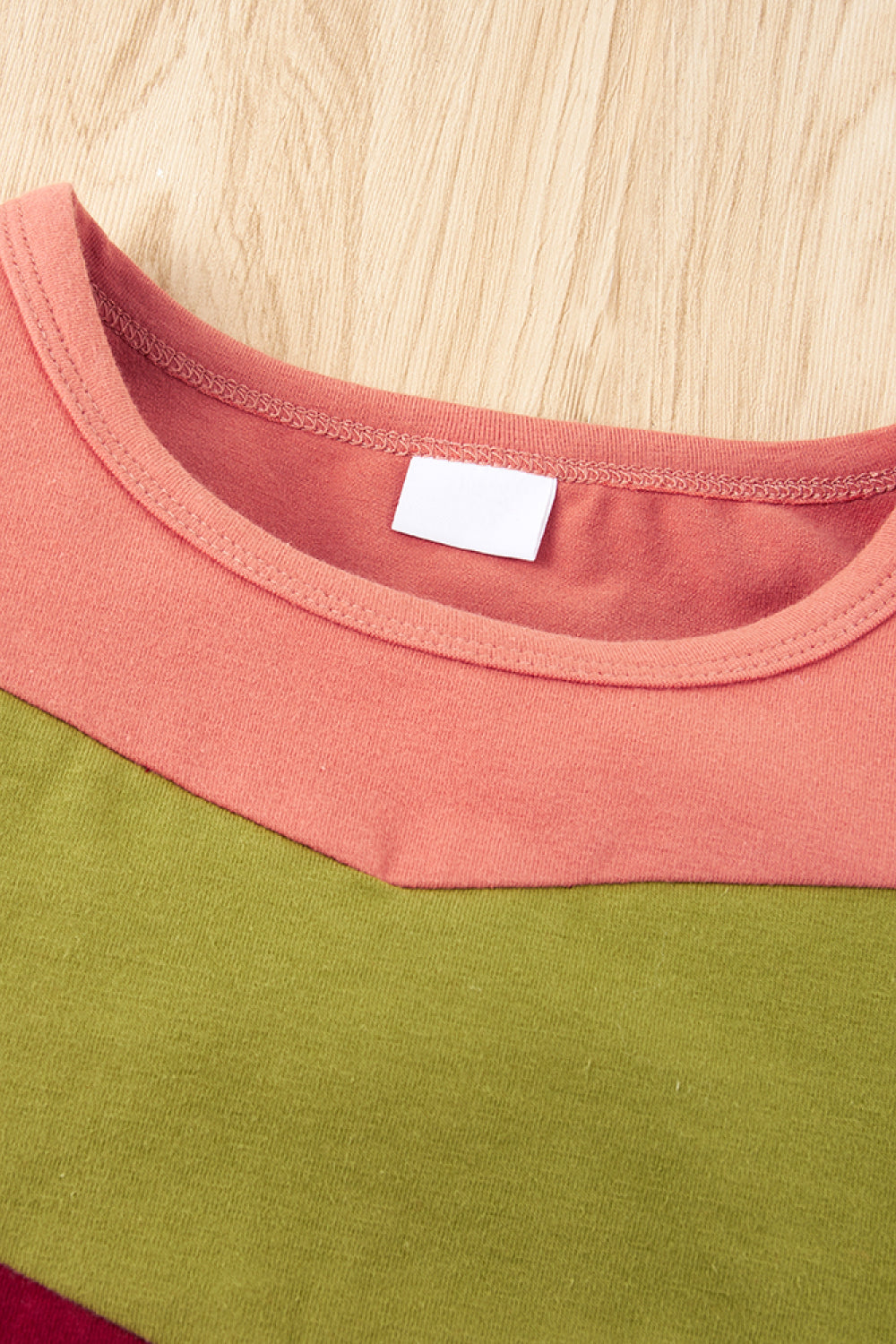 Kids Color Block Sweatshirt and Solid Skirt Set