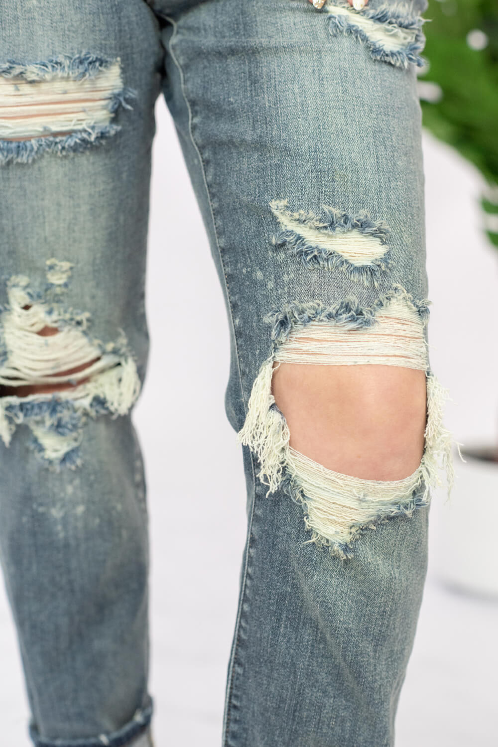 Judy Blue Lindsey Full Size Bleach Splash Boyfriend Jeans
