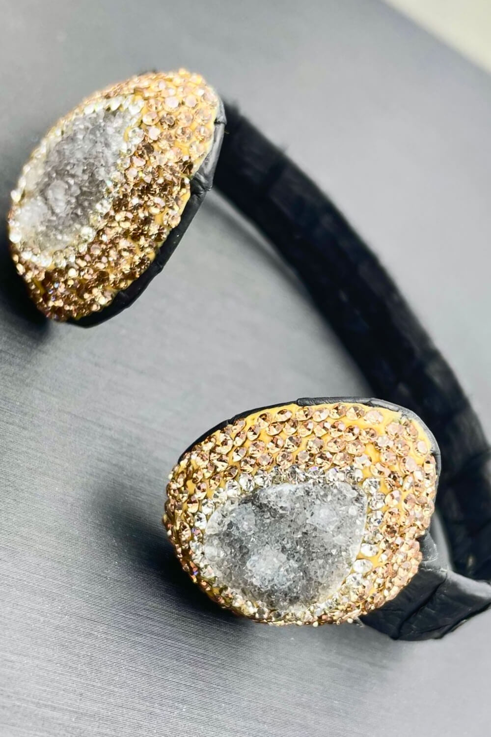 Snakeskin Adjustable Open Bracelet