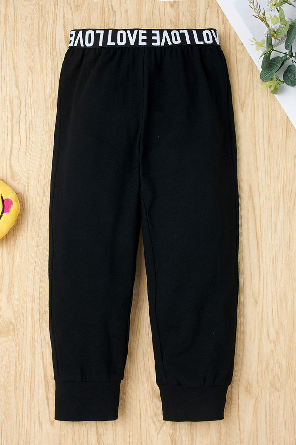 Girls Tie-dye Top and Solid Pants Set