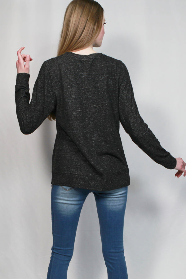 Scoop Neck Sweatshirt