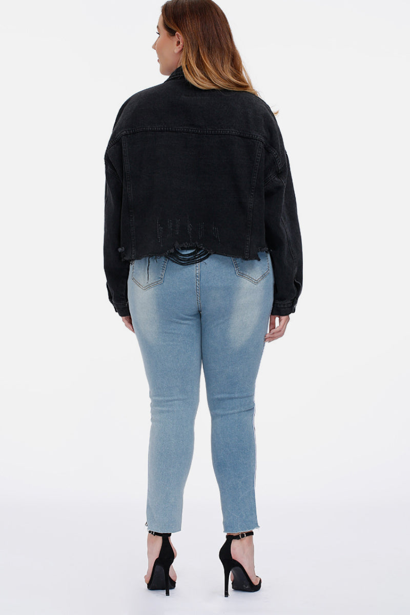 Cropped Black Denim Jacket - Absolute Fashion 2020