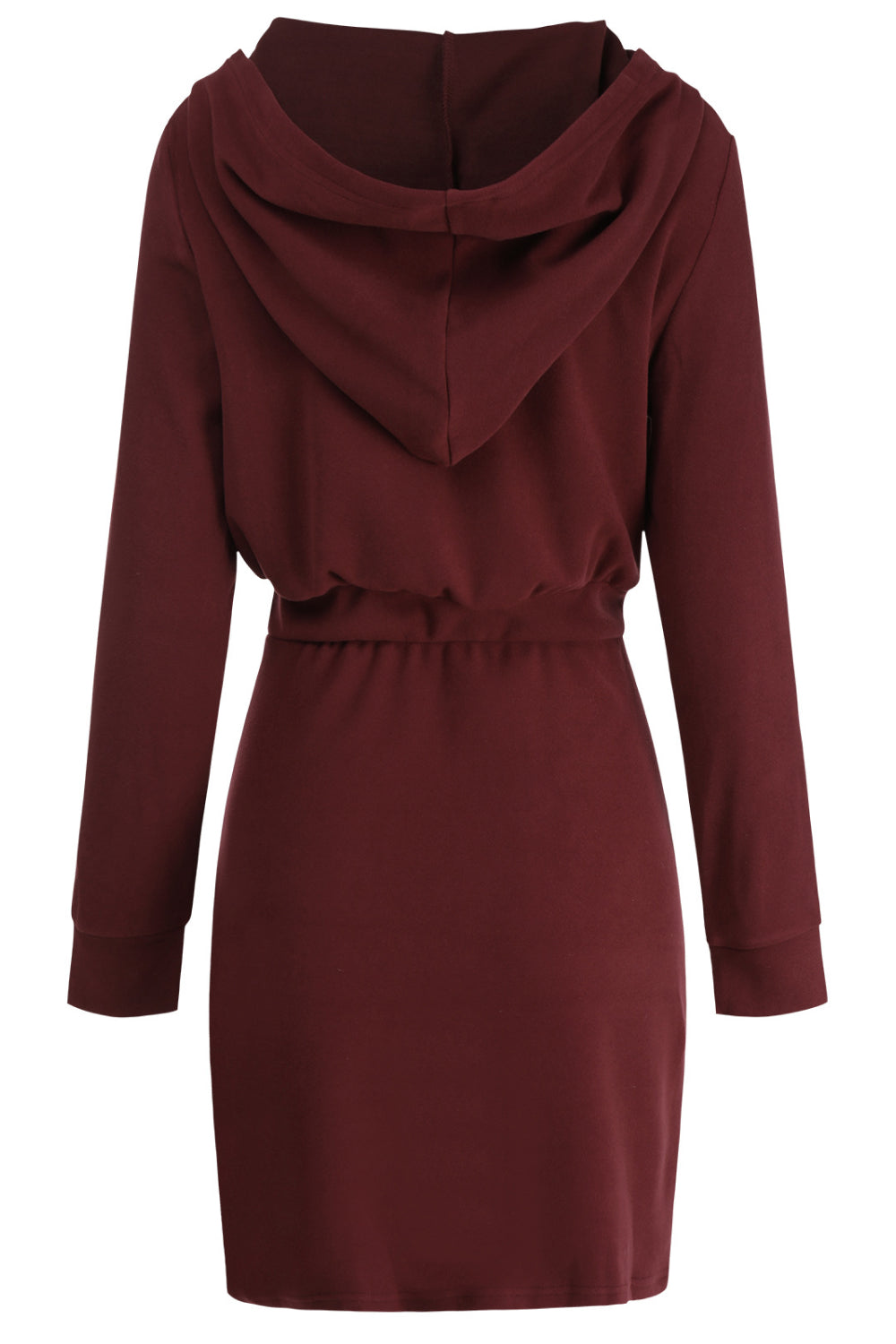 Button Up Hoodie Top Belt Dress - Absolute Fashion 2020