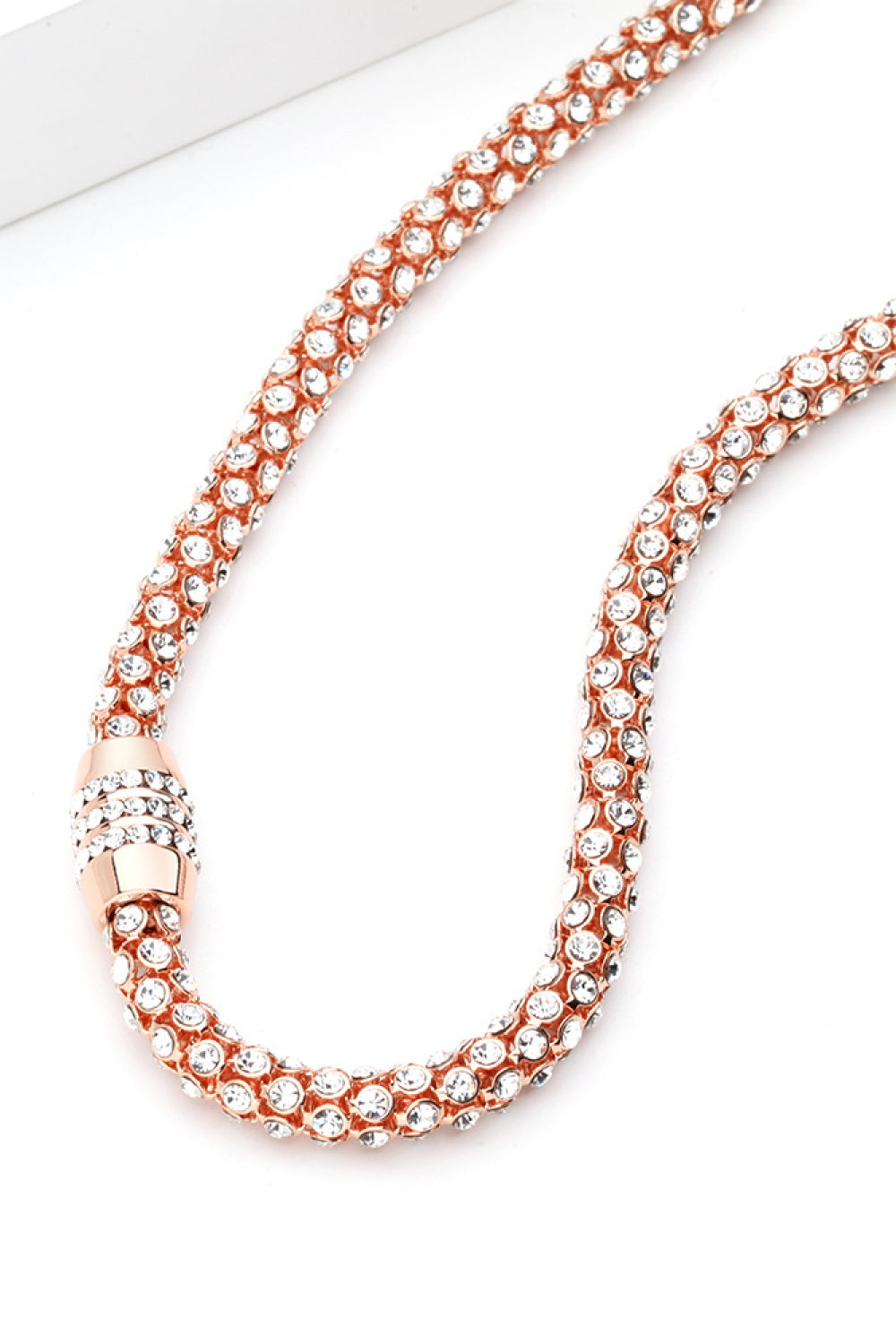 Colorful Crystal Copper Necklace