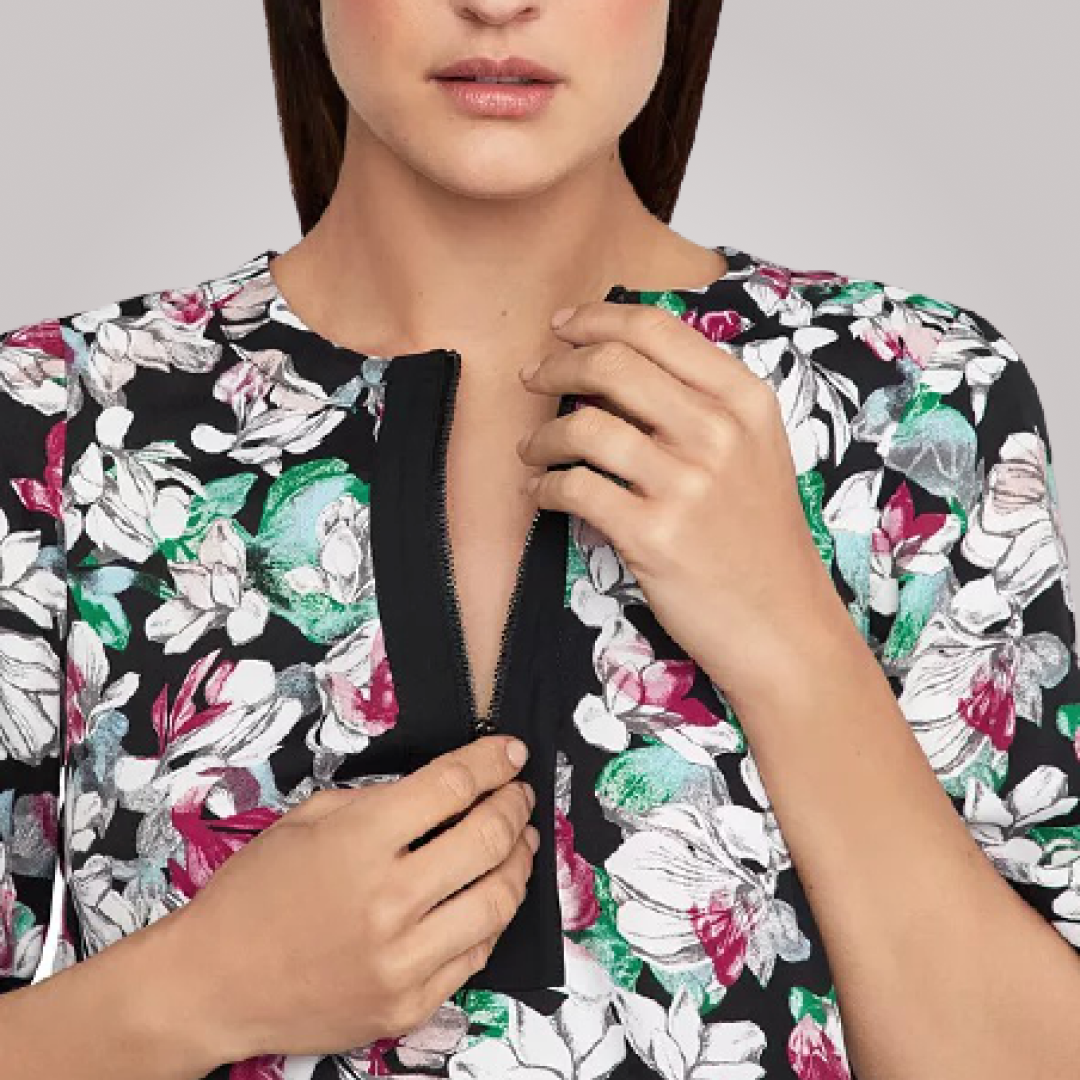 Floral-Print Shift Dress - Absolute Fashion 2020