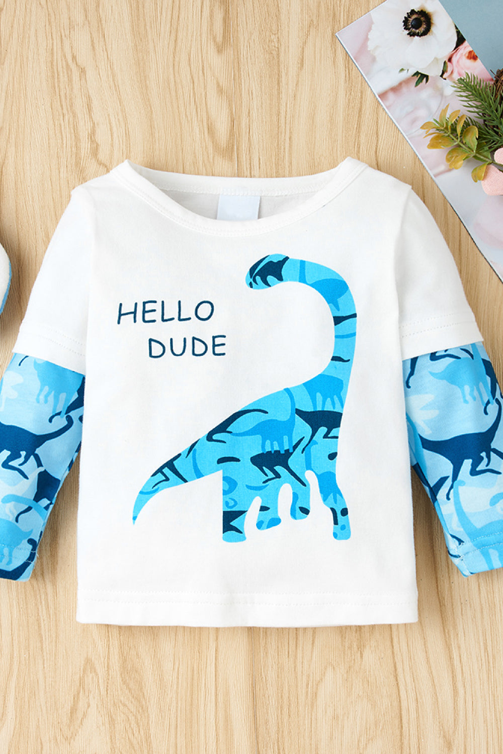 Boys Dinosaur T-shirts and Pants Set