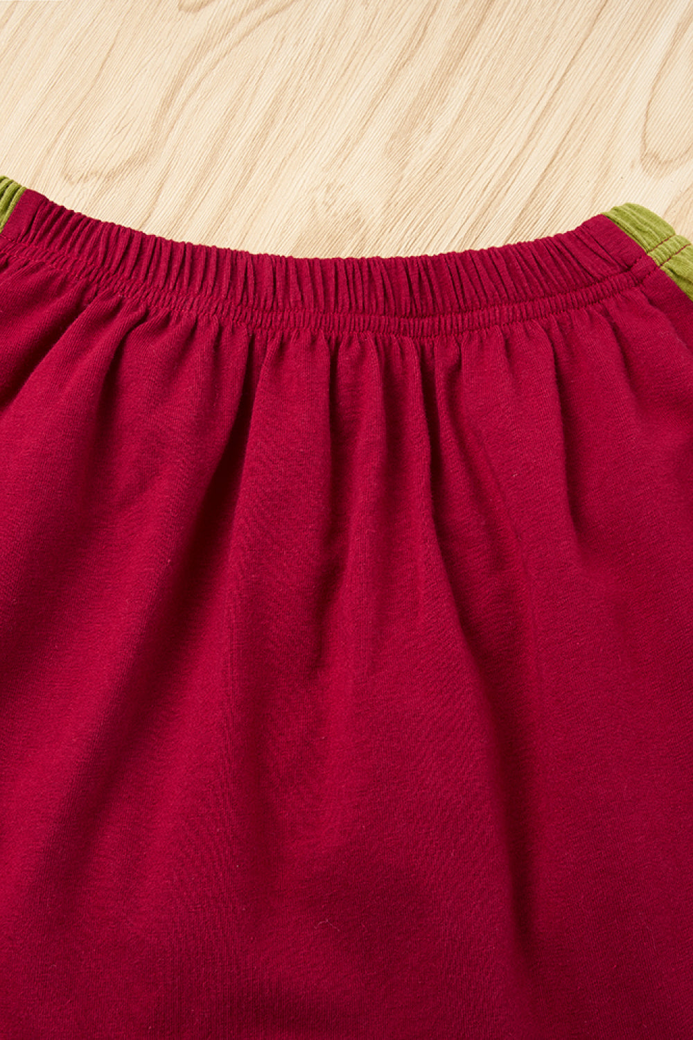 Kids Color Block Sweatshirt and Solid Skirt Set