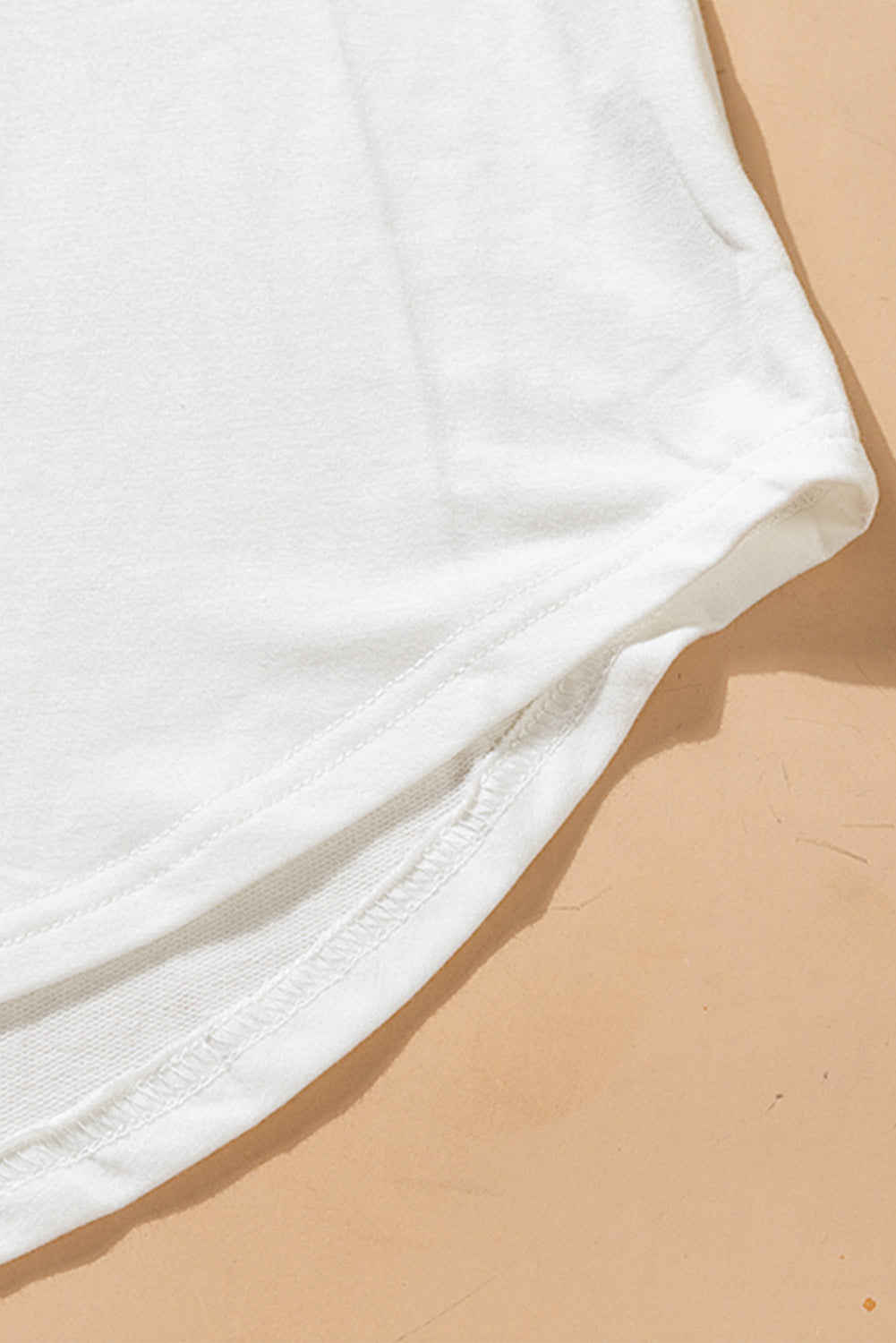 Chest Pocket V-Neck Curved Hem Top - Absolute Fashion 2020