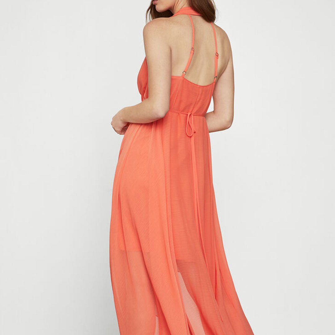 Chiffon Halter Dress - Absolute Fashion 2020