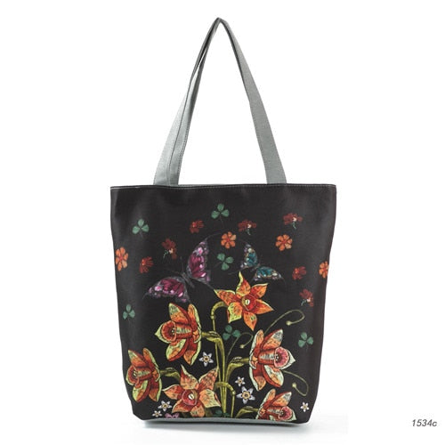 Floral Printed Handbag Women Shoulder Bag - Absolute Fashion 2020