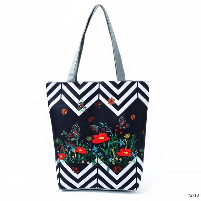 Floral Printed Handbag Women Shoulder Bag - Absolute Fashion 2020