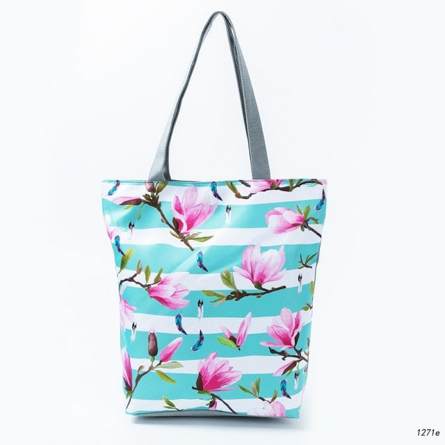 Floral Printed Handbag Women Shoulder Bag - Absolute Fashion 2020