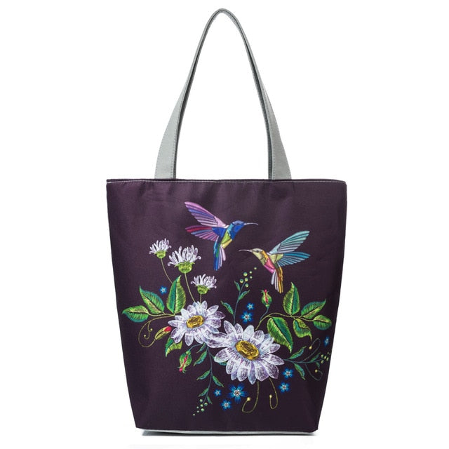 Floral Printed Handbag Women Shoulder Bag - Absolute Fashion 2020