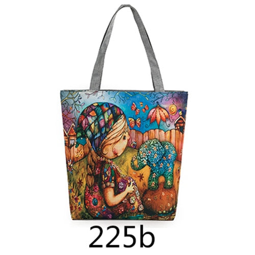 Floral Printed Handbag Women Shoulder Bag - Absolute Fashion 2020