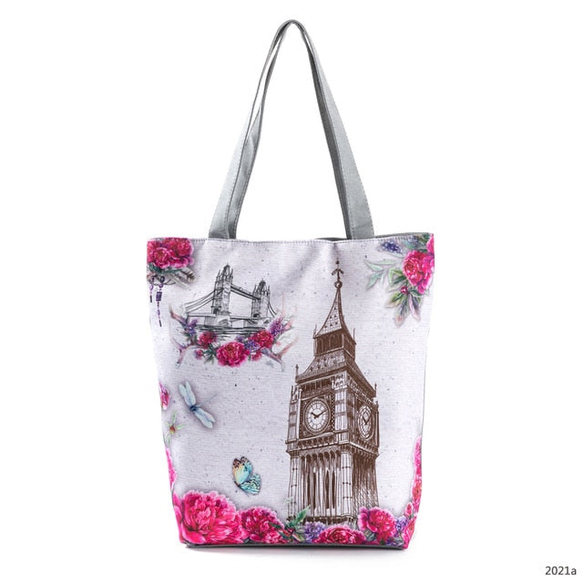 Floral Printed Handbag Women Shoulder Bag - Absolute Fashion 2020