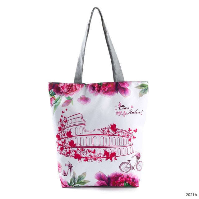 Floral Printed Handbag Women Shoulder Bag - Absolute Fashion 2020