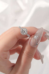 1 Carat Moissanite Round Shape Ring - Absolute fashion 2020