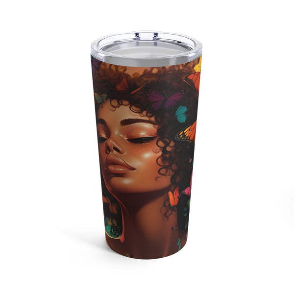 Crystal Chalice: The Beautiful Butterfly Woman Tumbler - Absolute fashion 2020