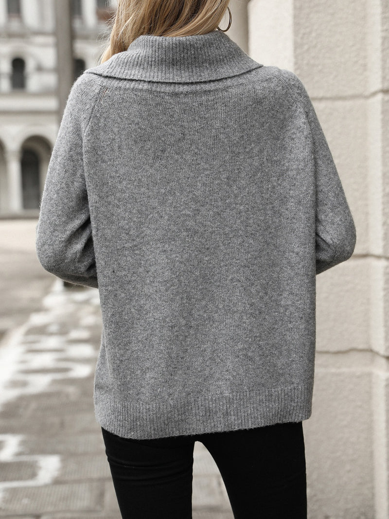 Turtleneck Long Sleeve Sweater