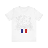 I did it so we doing Paris Unisex Jersey Short Sleeve Tee