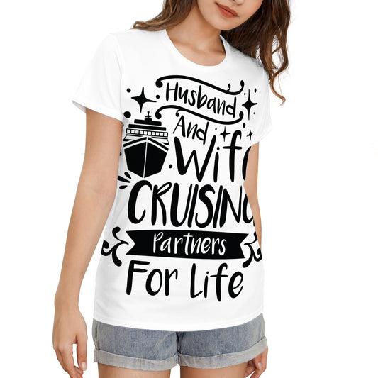 Husband & wife Cruising Women's T-shirt (USA Size) (T40)