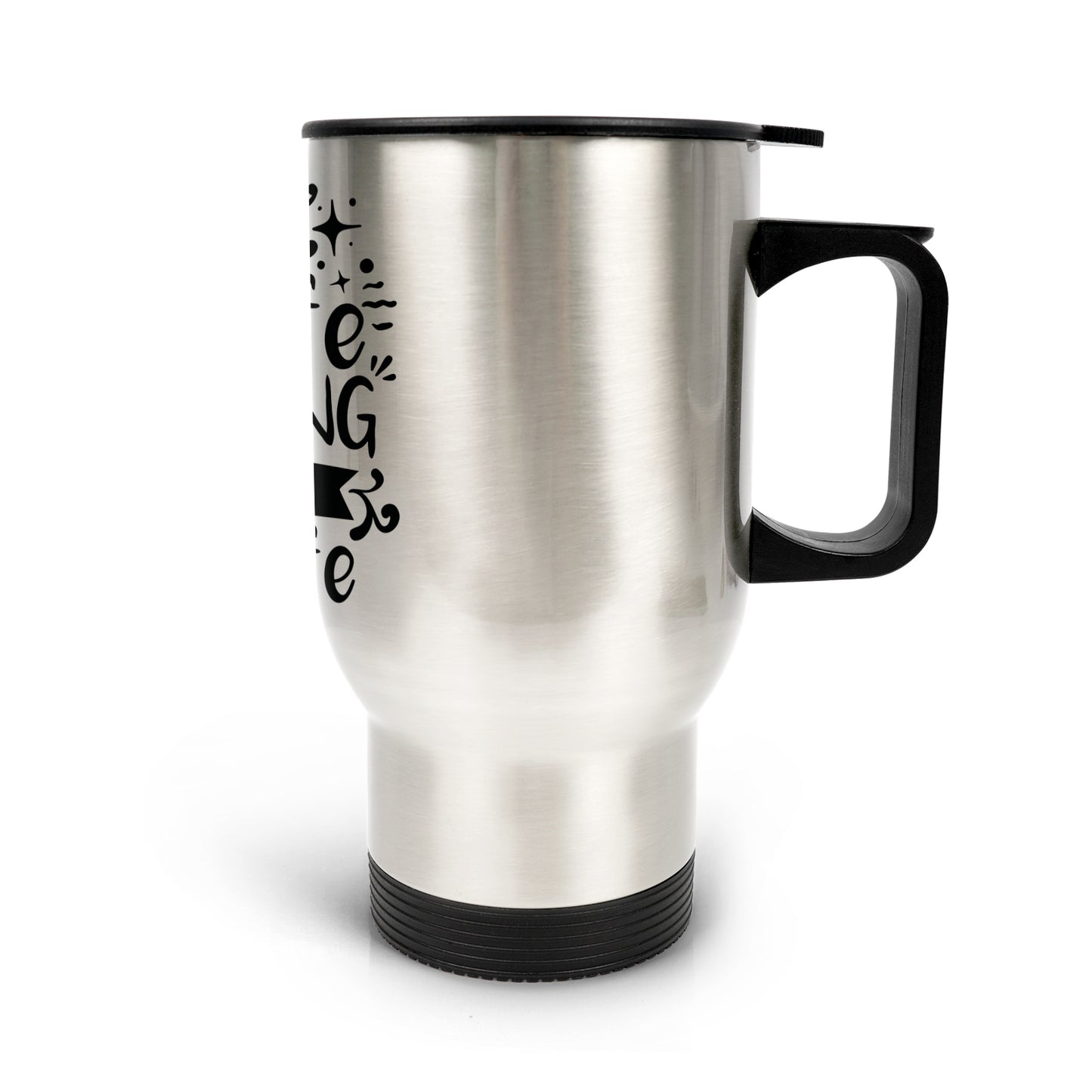 Husband & wife Cruising Travel Mug (Silver) (14 Oz)