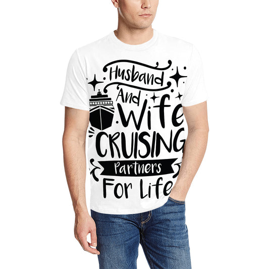 Husband & wife Cruising Men's T-shirt( T63)(USA)