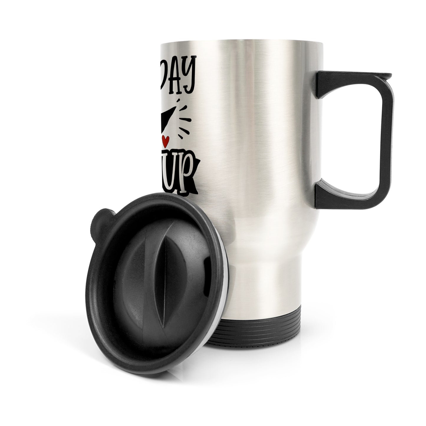 Women's Birthday Cruise Turn up Travel Mug (Silver) (14 Oz)