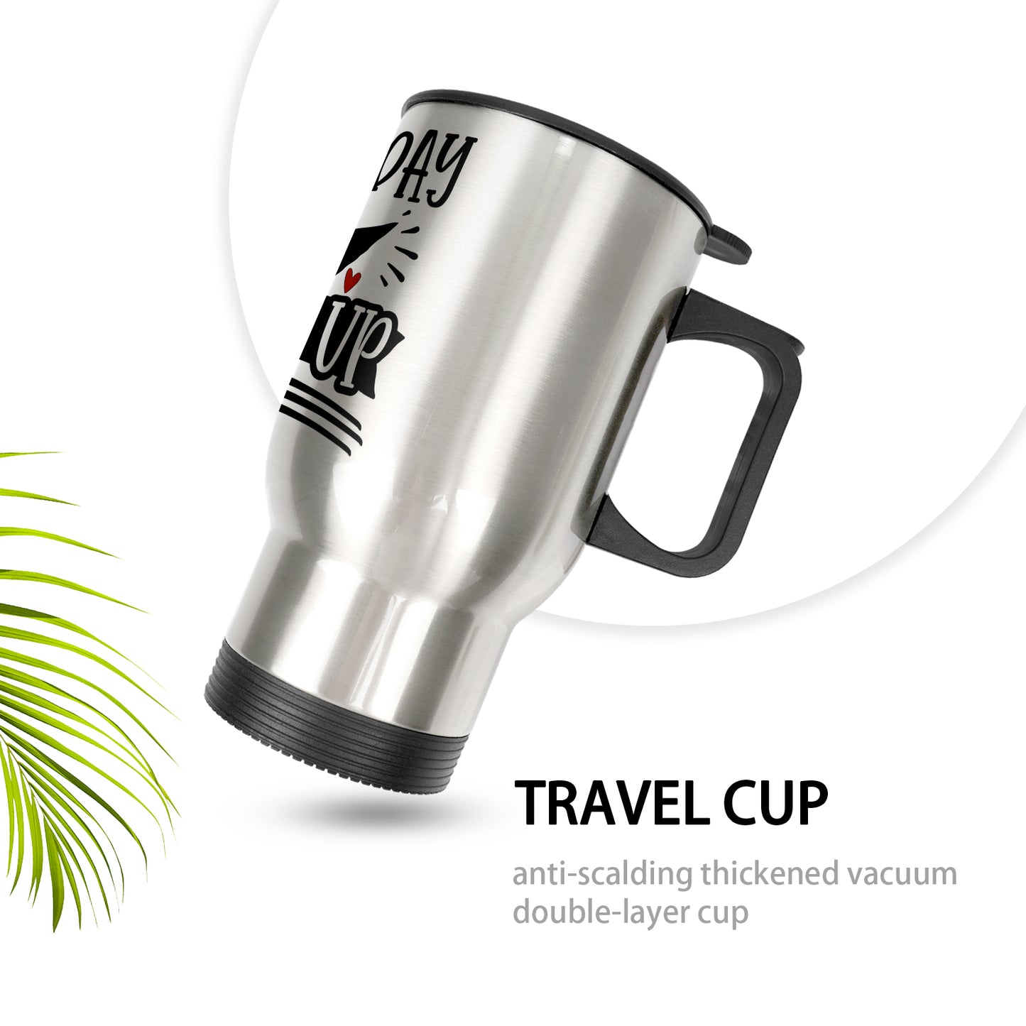 Women's Birthday Cruise Turn up Travel Mug (Silver) (14 Oz)