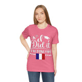 I did it so we doing Paris Unisex Jersey Short Sleeve Tee