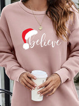 BELIEVE Graphic Tunic Sweatshirt - Absolute fashion 2020