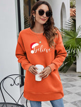 BELIEVE Graphic Tunic Sweatshirt - Absolute fashion 2020