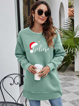 BELIEVE Graphic Tunic Sweatshirt - Absolute fashion 2020