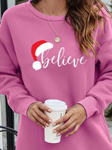 BELIEVE Graphic Tunic Sweatshirt - Absolute fashion 2020