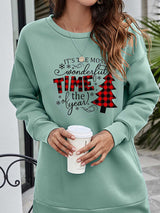 Christmas Tree Graphic Drop Shoulder Sweatshirt - Absolute fashion 2020