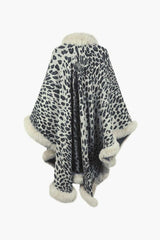 Leopard Open Front Poncho - Absolute fashion 2020