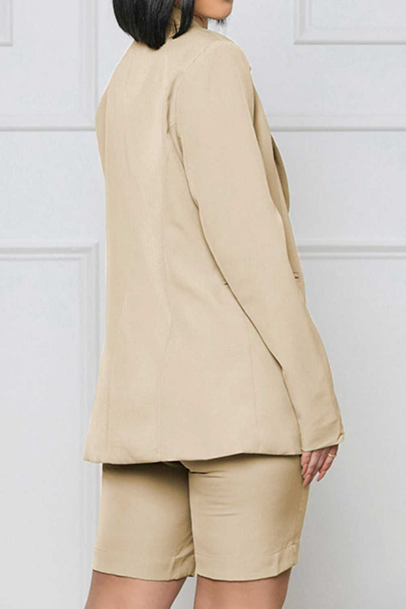 Long Sleeve Blazer and Shorts Set - Absolute fashion 2020