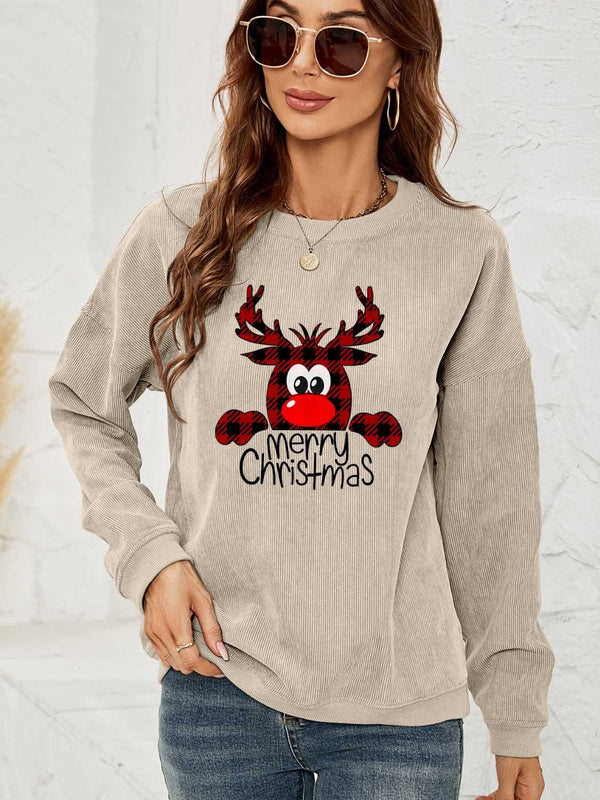 MERRY CHRISTMAS Graphic Sweatshirt - Absolute fashion 2020