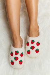 Melody Printed Plush Slide Slippers - Absolute fashion 2020