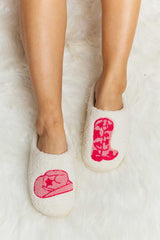 Melody Printed Plush Slide Slippers - Absolute fashion 2020