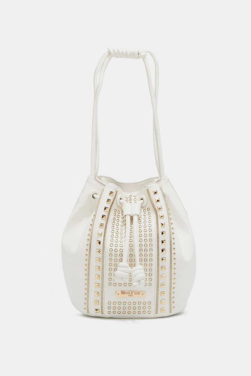 Nicole Lee USA Amy Studded Bucket Bag - Absolute fashion 2020