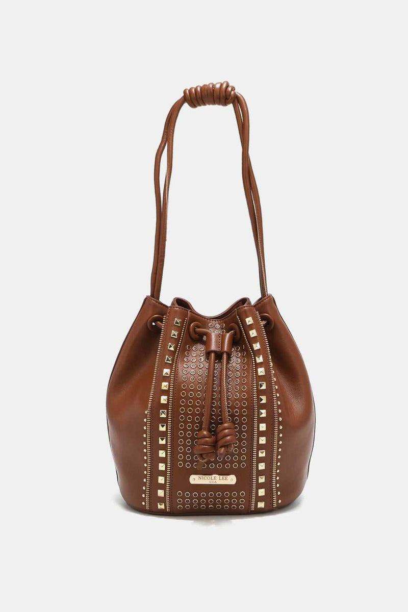 Nicole Lee USA Amy Studded Bucket Bag - Absolute fashion 2020